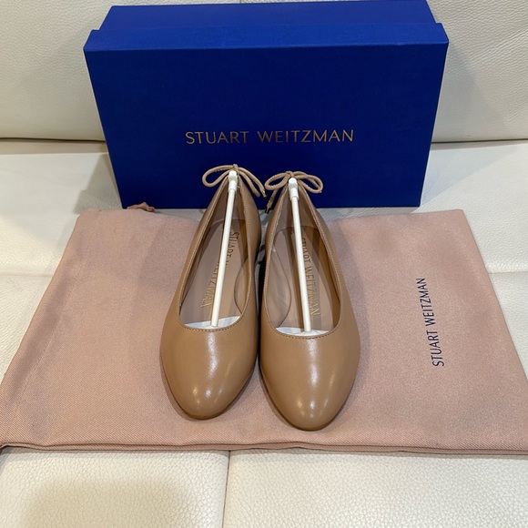 NIB Stuart Weitzman Tieback Flat (Women) in Size 4 Color Adobe - Picture 3 of 11
